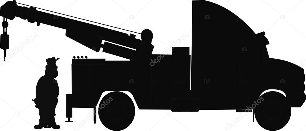 Free Free 318 Silhouette Tow Truck Svg SVG PNG EPS DXF File