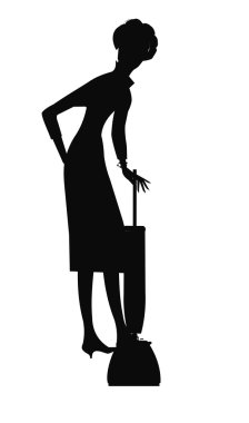 lady içinde siluet vakumlama