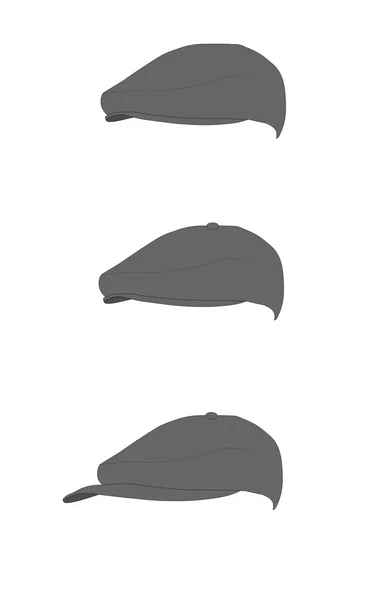 Poor boys hat — Stock Vector