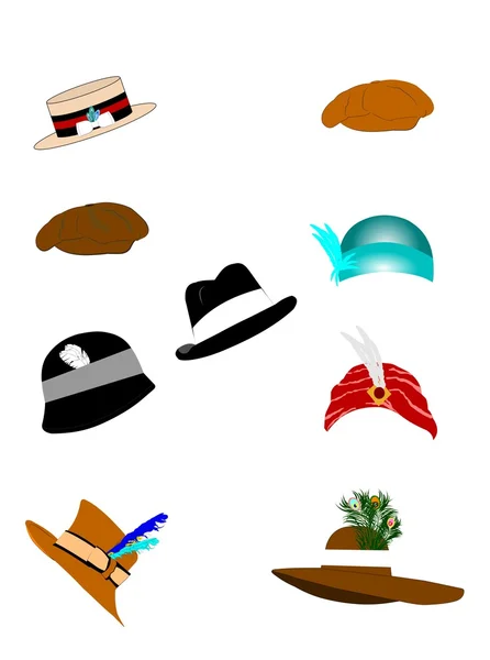 Sombreros vintage — Foto de Stock