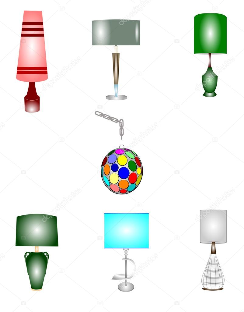 Retro household lamps