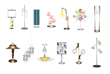 retrò assortiti lampade domestiche