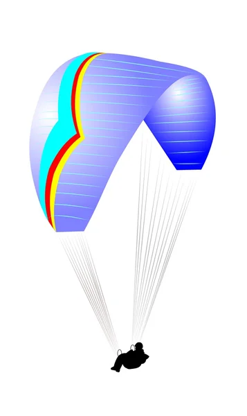 Paraglider — Stock Vector