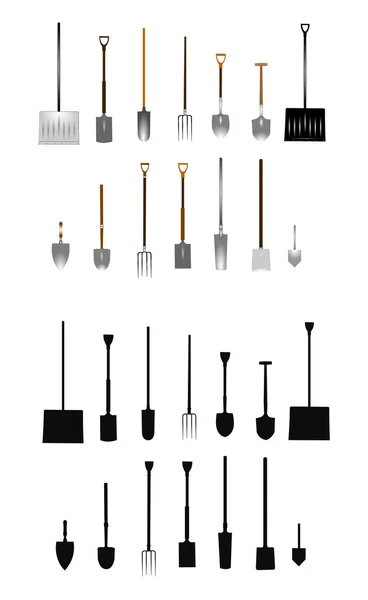 Frühjahrswerkzeuge — Stockvektor