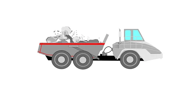 Dump truck — Stock Vector