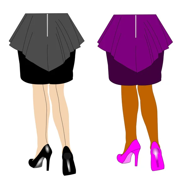 Nylons and heels — Stock Vector