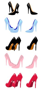 Stiletto ayakkabı seti