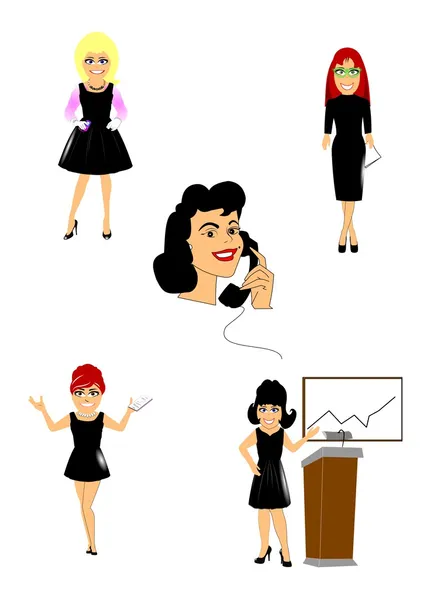 Les femmes en affaires — Image vectorielle