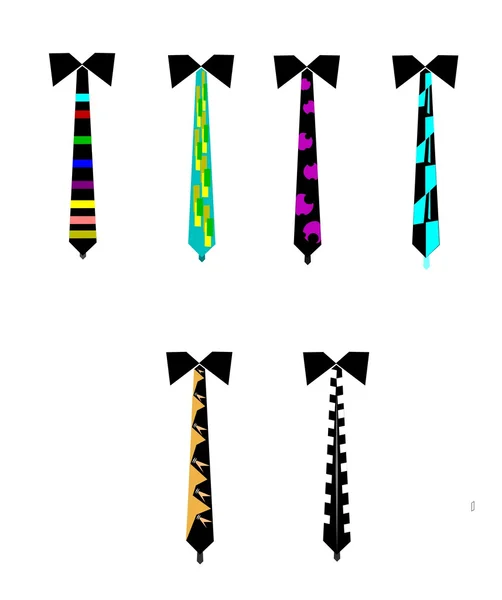 Retro-Krawatten für Männer — Stockfoto