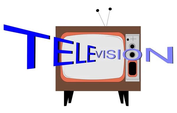 Concept de télévision — Photo