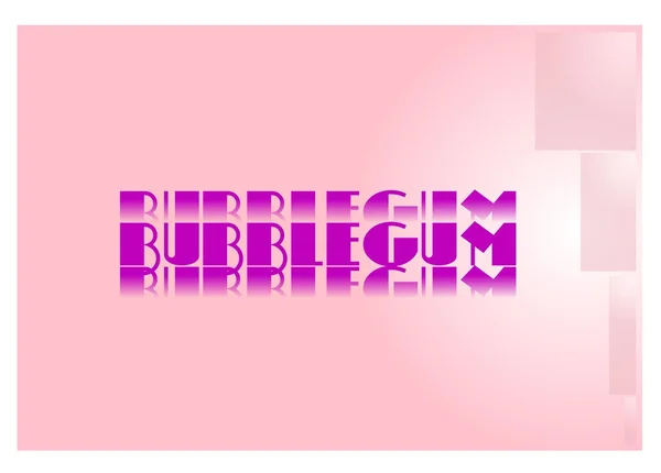 Bubblegum Fondo — Archivo Imágenes Vectoriales