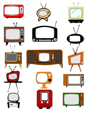 Retro televizyon koleksiyonu