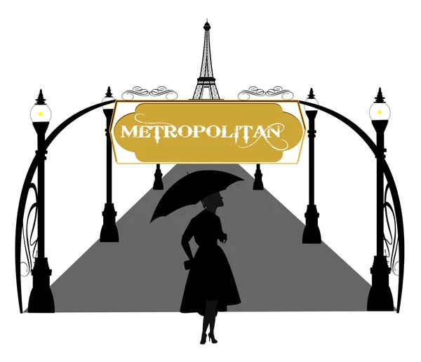 Métropolitain — Image vectorielle