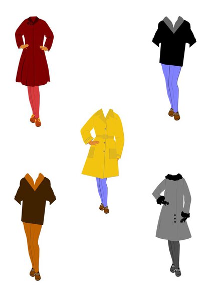 Ретро женская одежда
