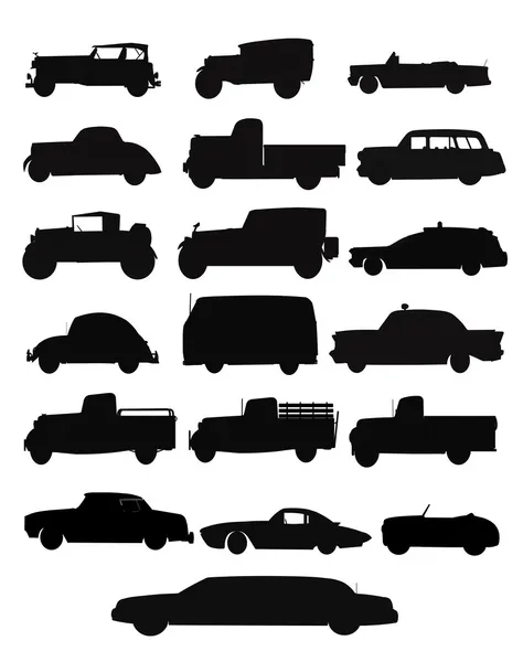 Recogida de automóviles y camiones — Vector de stock