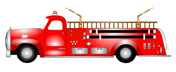 Retro firetruck — Stockový vektor