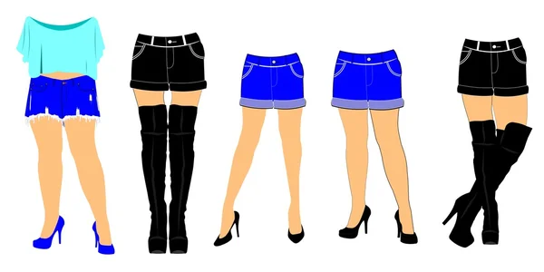 Jeansowe szorty — Zdjęcie stockowe