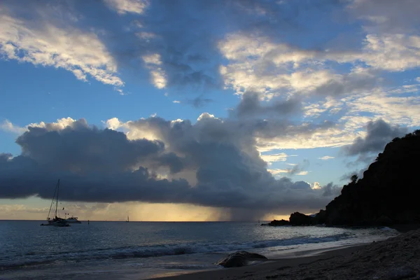 Zonsondergang zee — Stockfoto