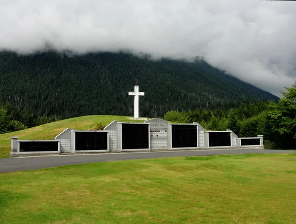 Militära kyrkogård — Stockfoto