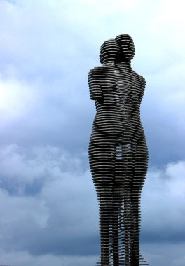 Love statue Batumi clipart