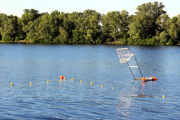 Water volleybal — Stockfoto