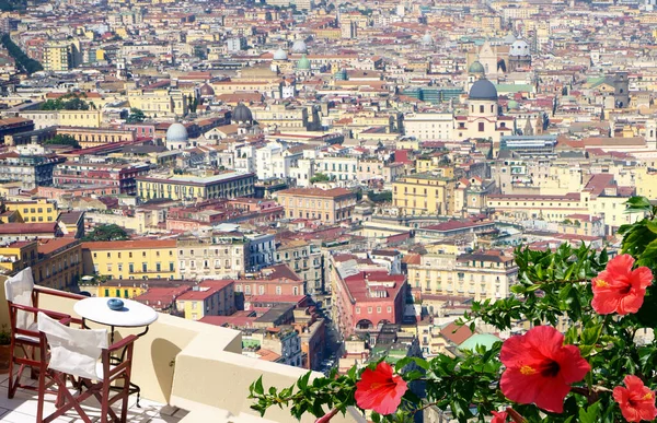 Vista Dall Alto Sulla Città Napoli — Foto Stock