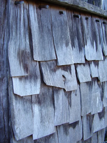 Gont drewniany płytek — Zdjęcie stockowe