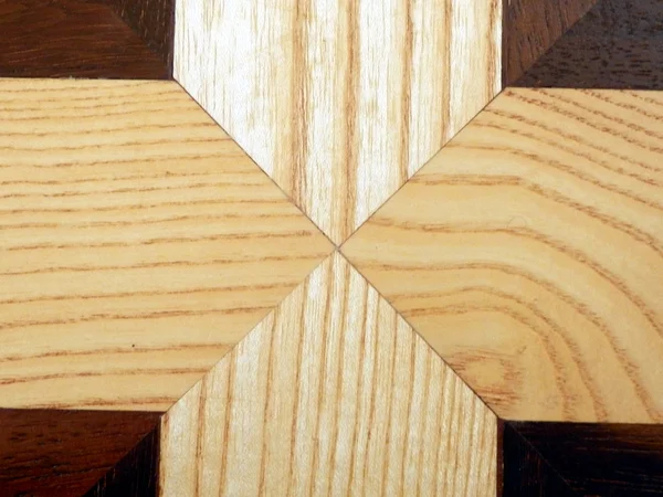 Suelo de madera con paneles — Foto de Stock