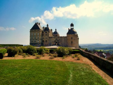 dordogne 프랑스에에서 샤 또 드 hautefort