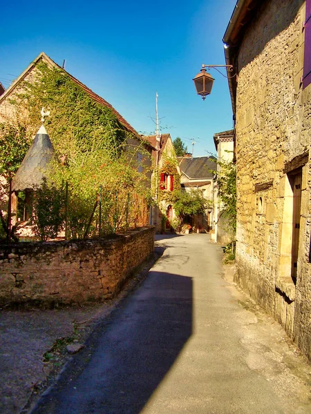 Street One Prettiest Villages France Leon Sur Vezere Dordogne — Foto Stock