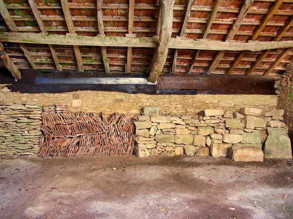 Storage Shed Village Leon Sur Vezere Being Used Store Building — Stock fotografie