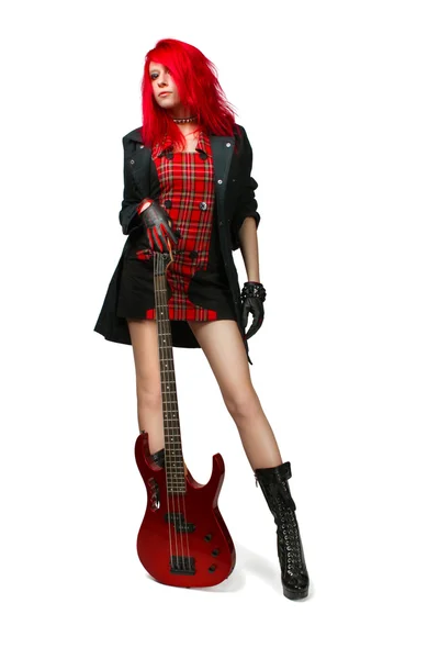 Rocker girl — Stock Photo, Image