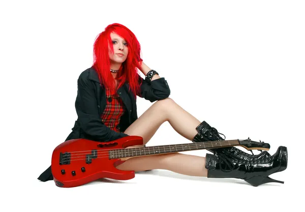 Dziewczyna rocker — Zdjęcie stockowe