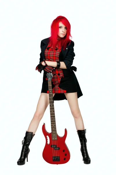 Rocker dívka — Stock fotografie