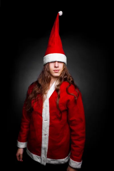 Lustiger Weihnachtsmann — Stockfoto