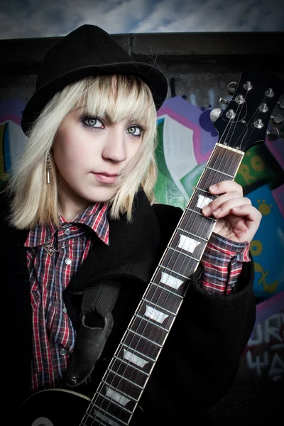 Rocker girl — Stock Photo, Image