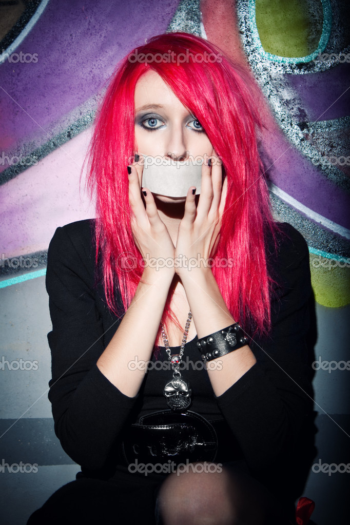 gothic girl |图库照片08igor osechko#17476055