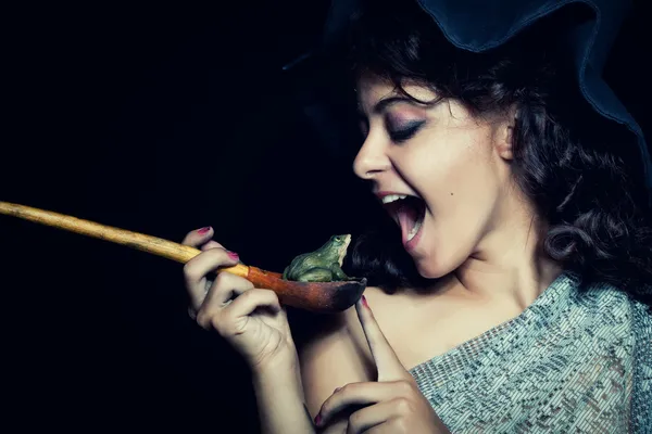 Breakfast of the witch — Stock Photo, Image