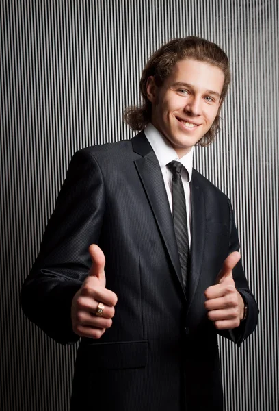 Positive businessman — Stock Photo, Image