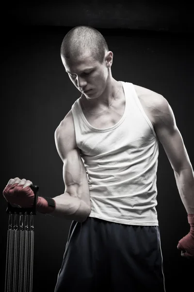 Young strong man — Stock Photo, Image