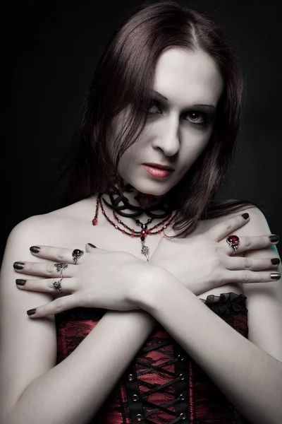 Vampiro sedutor — Fotografia de Stock