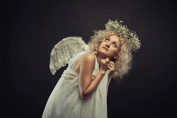 Samotny anioł — Zdjęcie stockowe