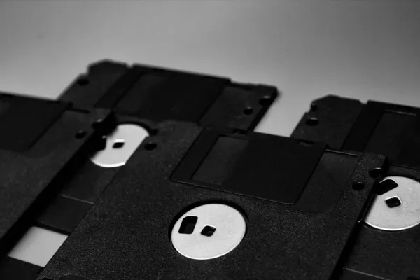 Disket Yığınının Yakın Çekim Görüntüsü — Stok fotoğraf
