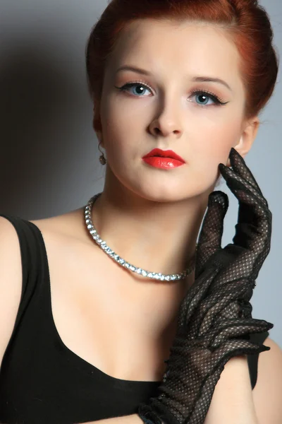 güzel bir kız. portre.