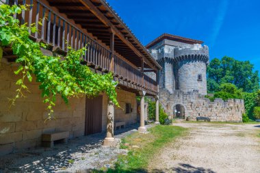 İspanya 'nın Granadilla köyündeki Alba kalesi
