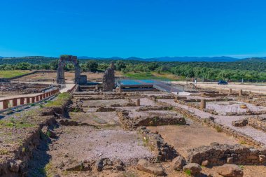 İspanya 'nın Caparra kenti harabeleri