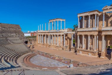 Teatro Romano de Merida, İspanya.