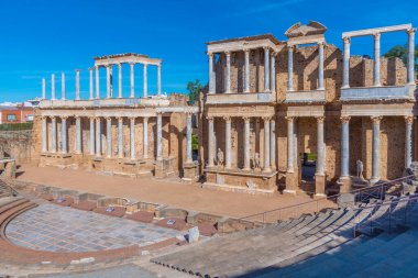 Teatro Romano de Merida, İspanya.