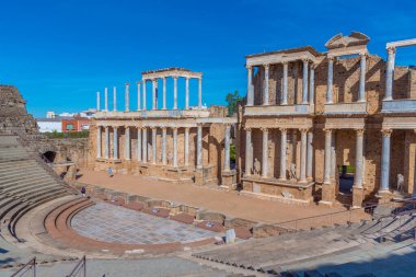 Teatro Romano de Merida, İspanya.