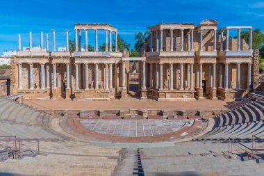 Teatro Romano de Merida, İspanya.